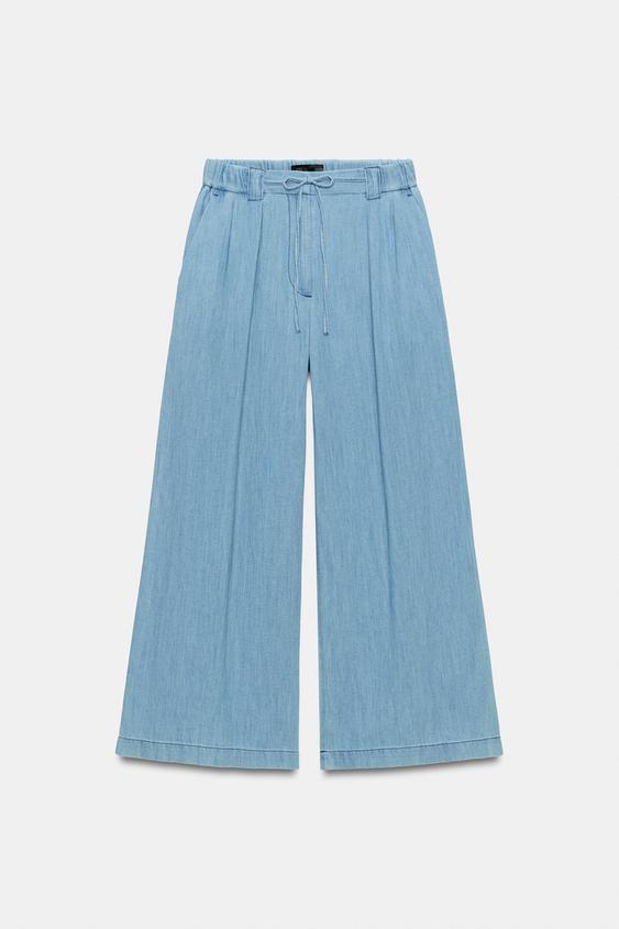 Pantalon fluide culotte