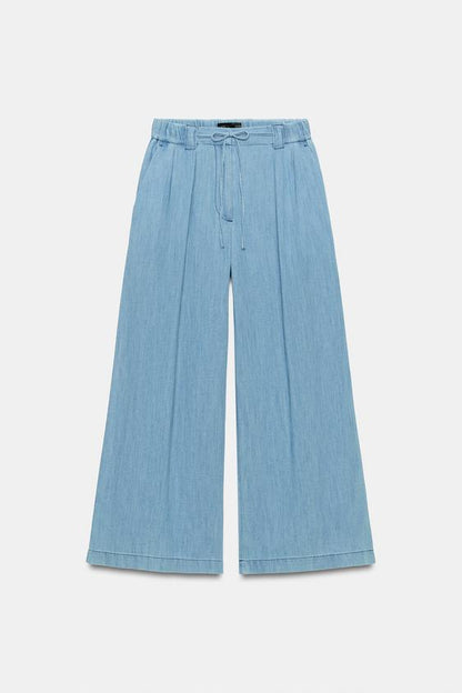Pantalon fluide culotte