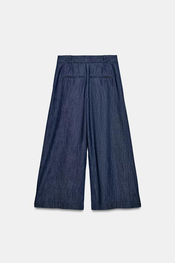 Pantalon-culotte à pinces