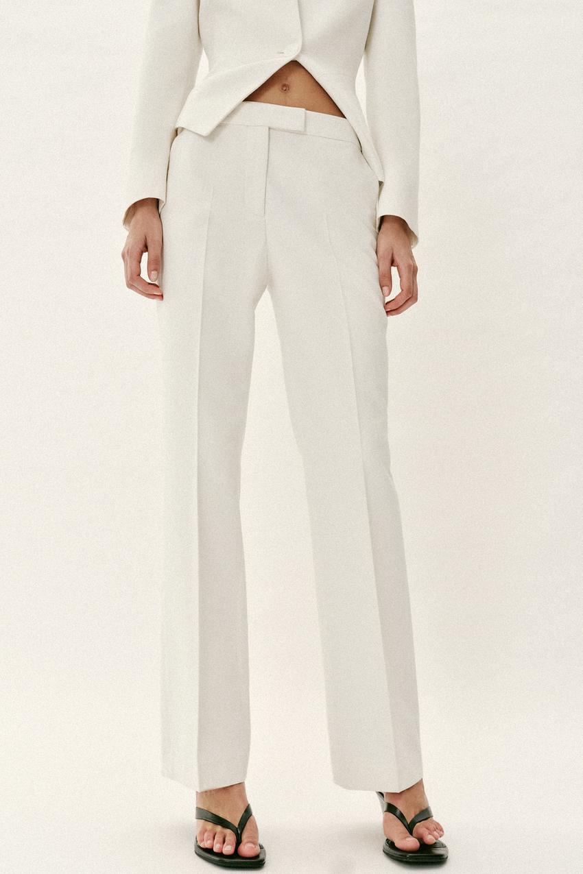 Pantalon droit taille basse