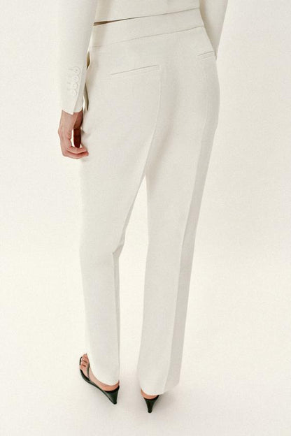 Pantalon droit taille basse