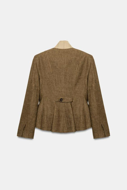 Blazer en mélange de lin ZW Collection