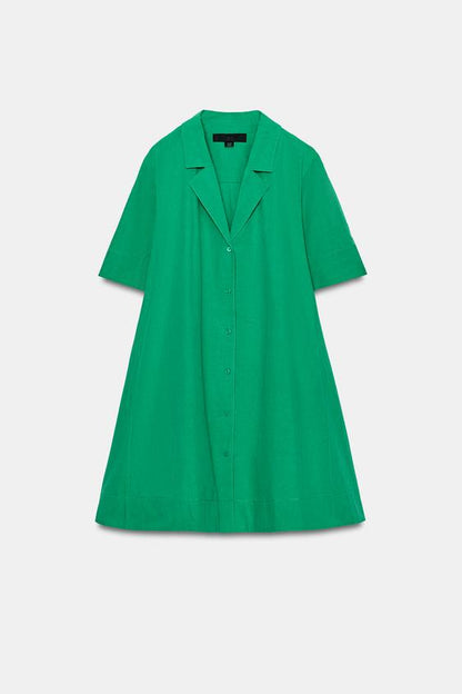 Robe chemise à manches courtes ZW Collection