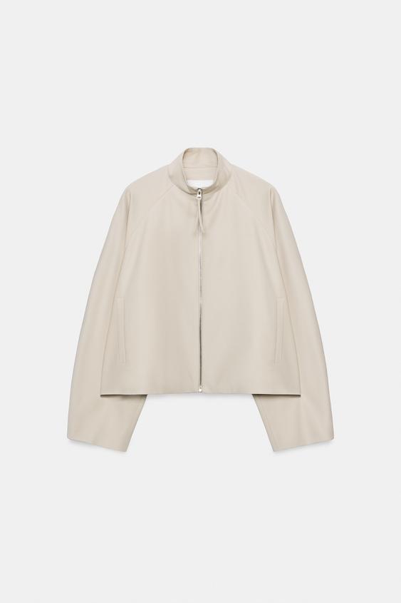 Veste bomber à fermeture zippée ZW Collection