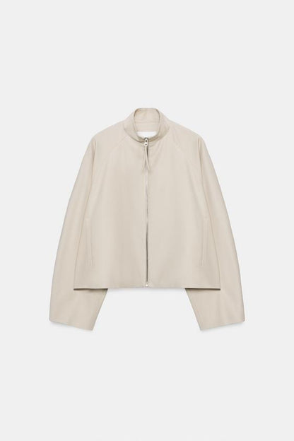 Veste bomber à fermeture zippée ZW Collection