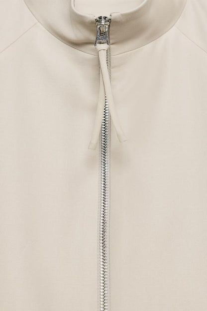 Veste bomber à fermeture zippée ZW Collection