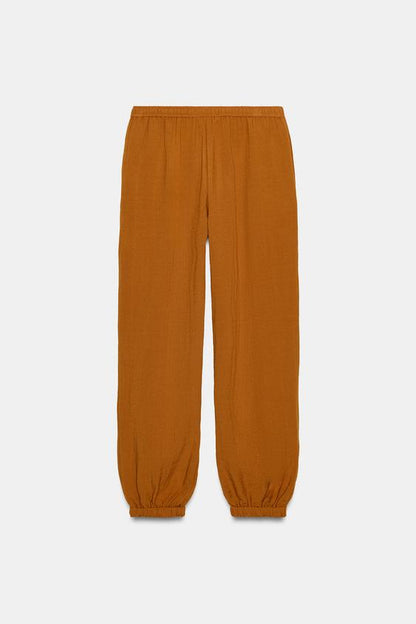 Pantalon bouffant à taille élastique