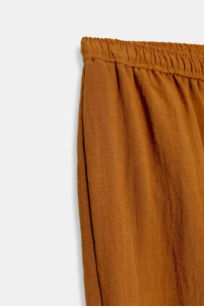 Pantalon bouffant à taille élastique