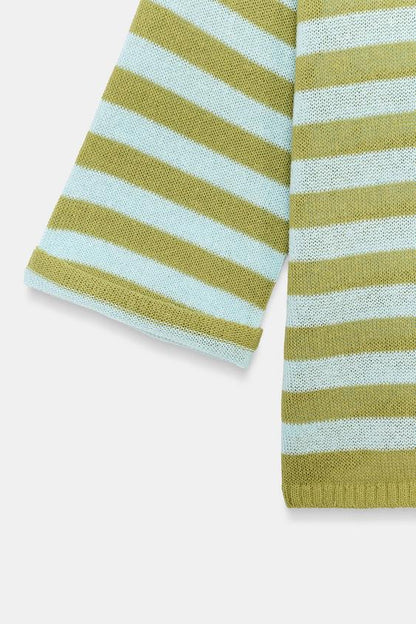 Pull en maille à rayures