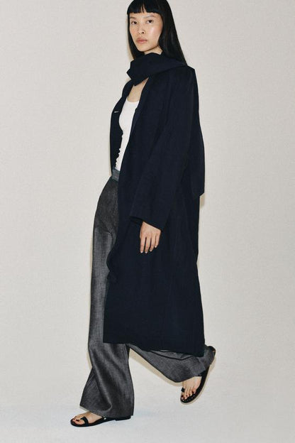 Manteau oversize en lin ZW Collection