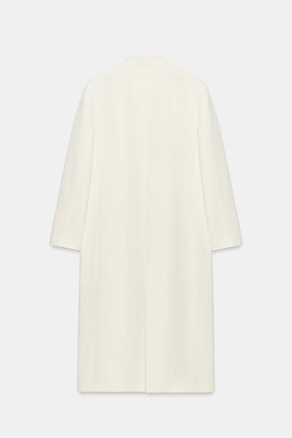 Manteau redingote en lin ZW Collection
