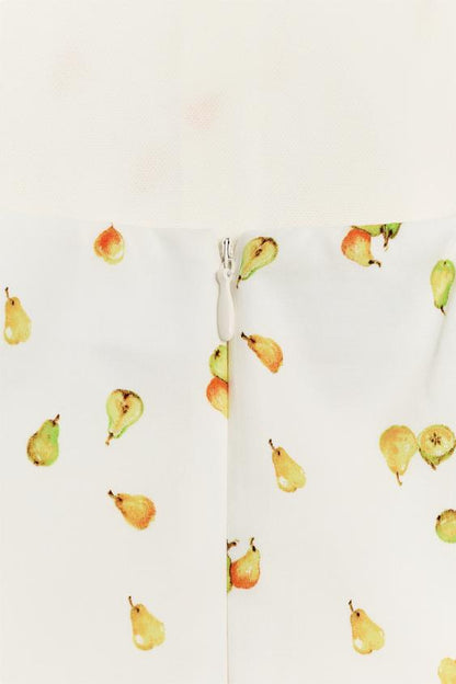 Robe mini à motif fruits