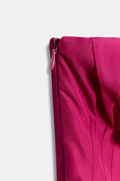 Robe mini bustier
