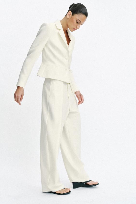 Pantalon à volume et pinces