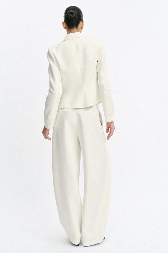 Pantalon à volume et pinces
