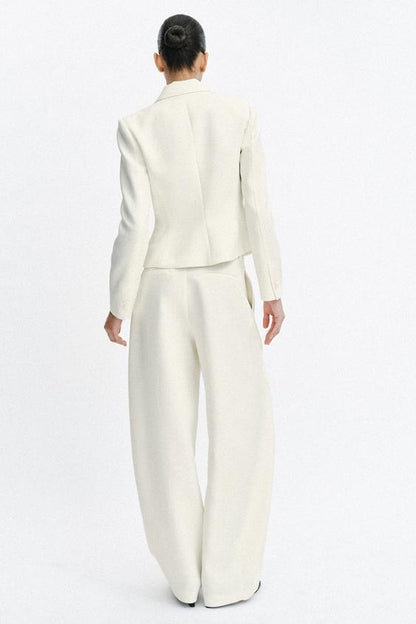 Pantalon à volume et pinces