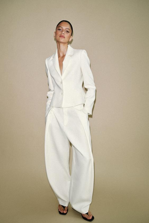 Pantalon à volume et pinces