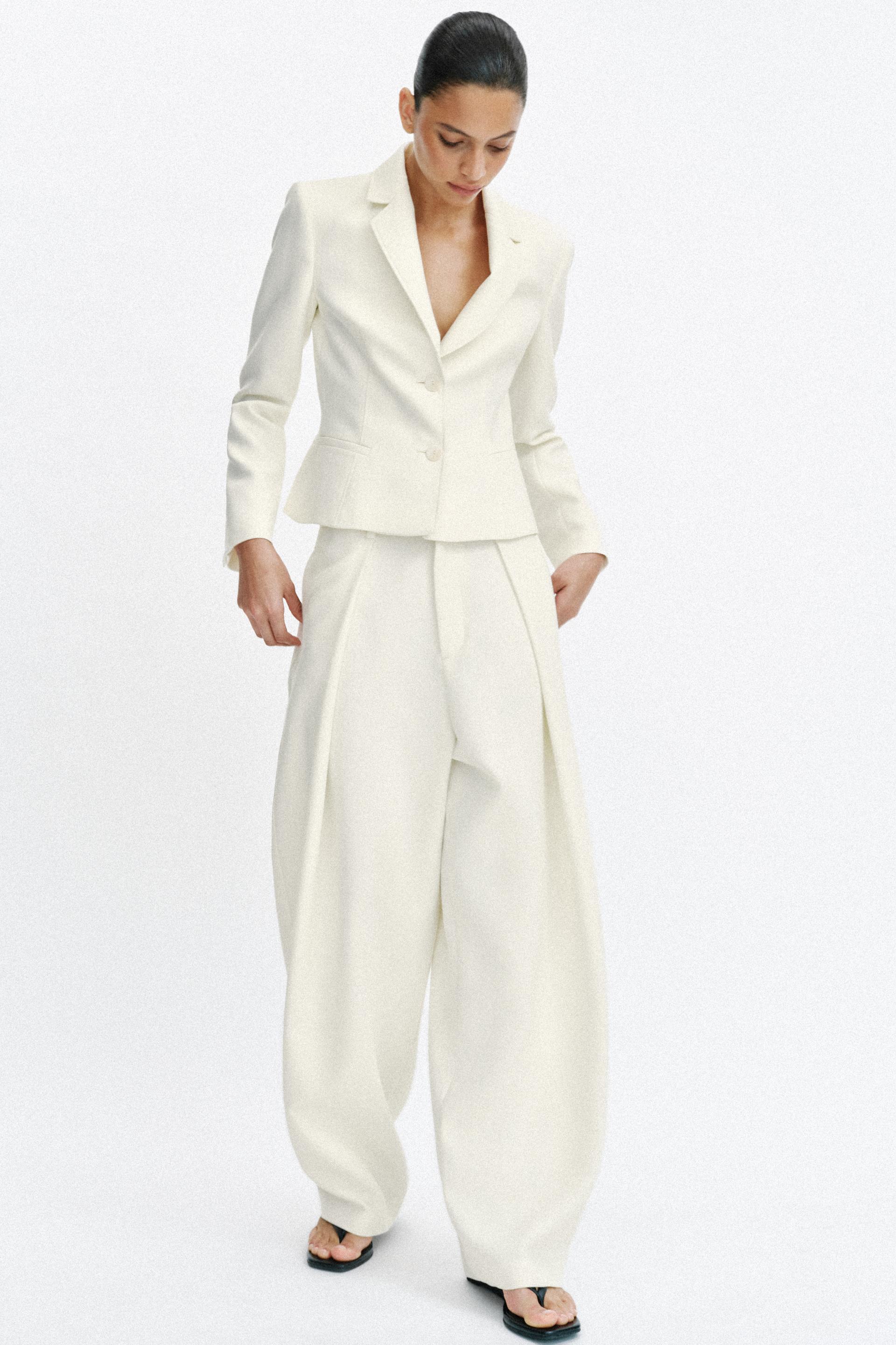 Pantalon à volume et pinces