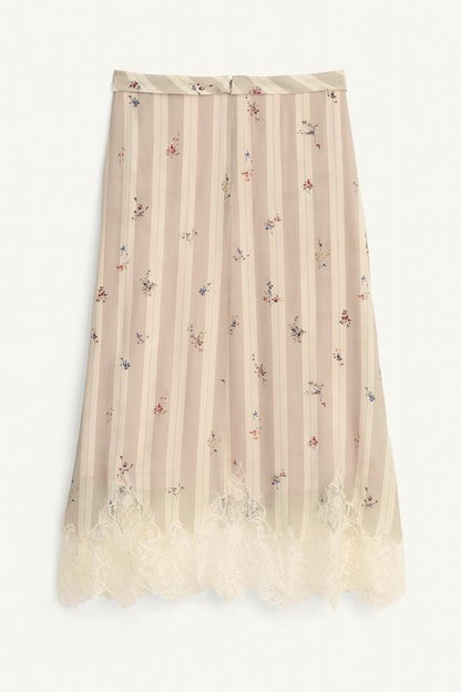 Jupe à fleurs en dentelle Édition limitée