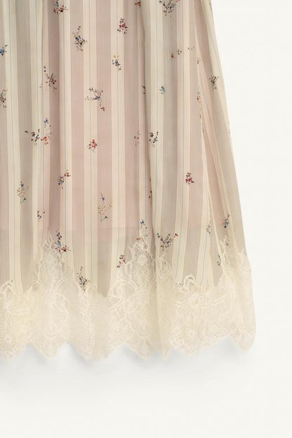 Jupe à fleurs en dentelle Édition limitée