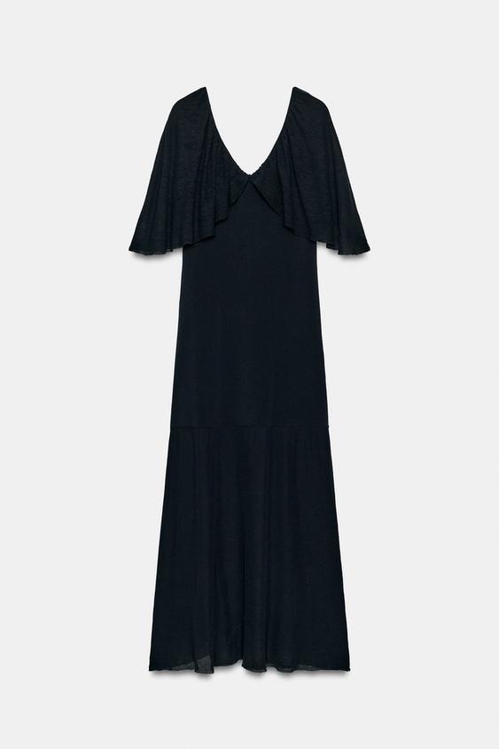 Robe longue en maille