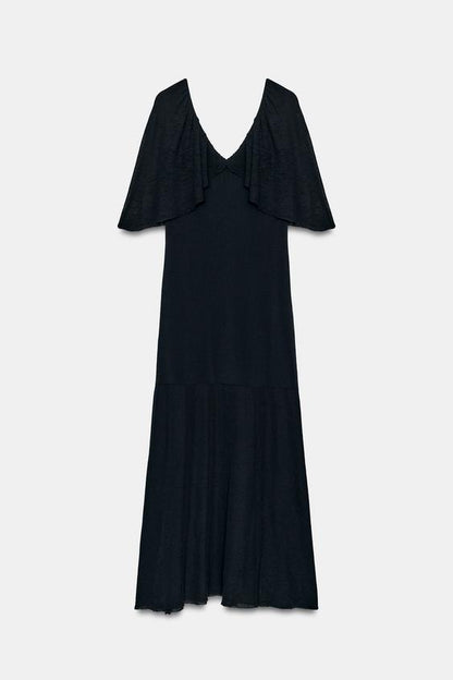 Robe longue en maille