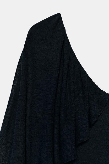 Robe longue en maille