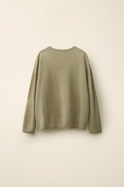 Pull en maille 100 % lin Caramel London x Zara