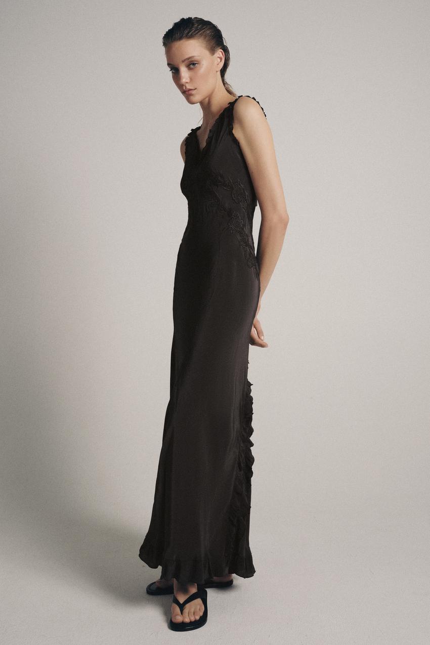 Robe longue brodée ZW Collection