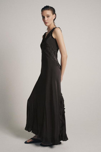 Robe longue brodée ZW Collection