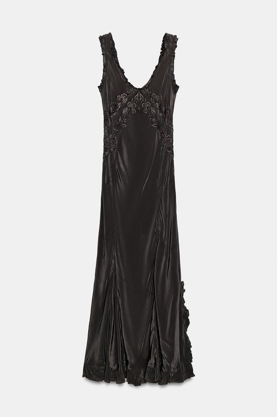 Robe longue brodée ZW Collection