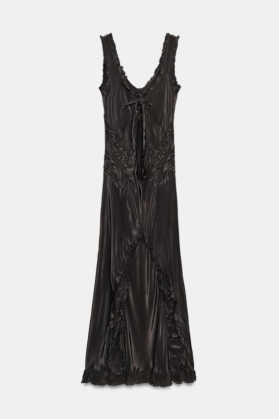Robe longue brodée ZW Collection
