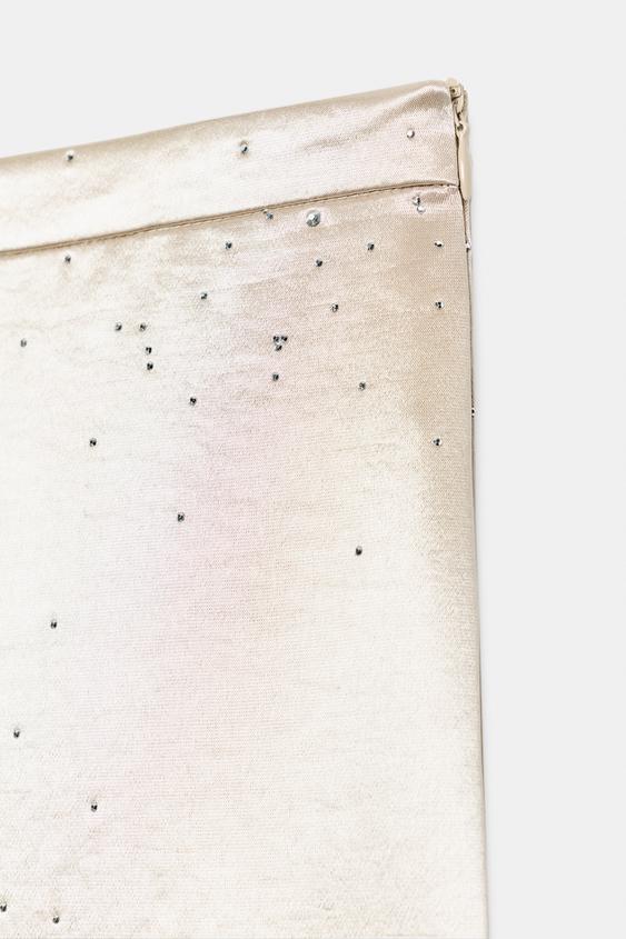 Pantalon satiné brillant