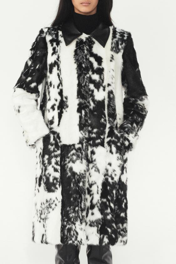 Manteau imprimé animalier The Item Zara Woman