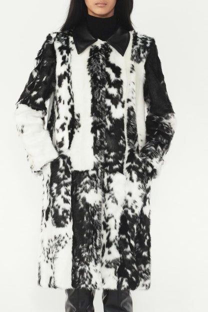 Manteau imprimé animalier The Item Zara Woman