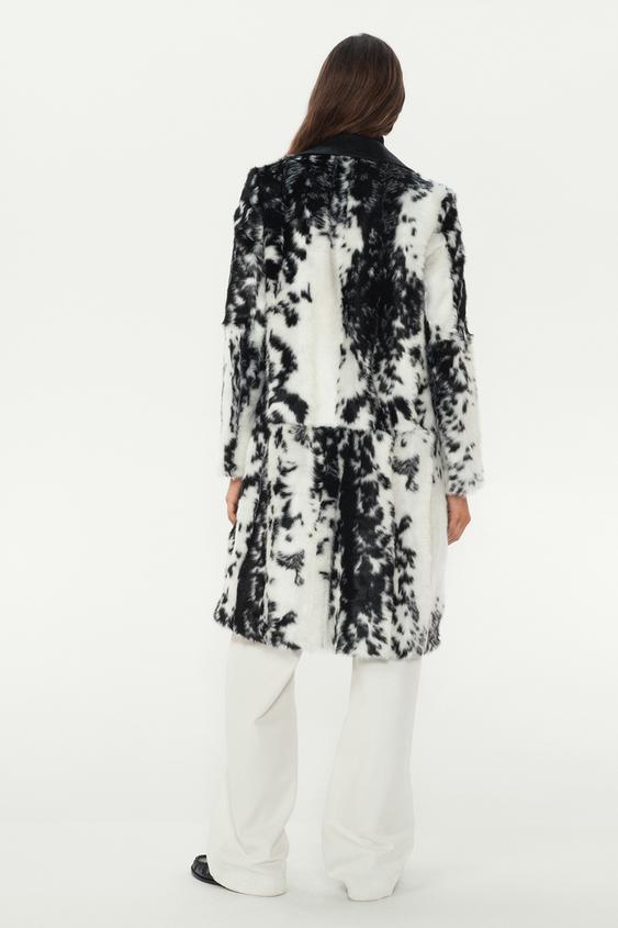 Manteau imprimé animalier The Item Zara Woman