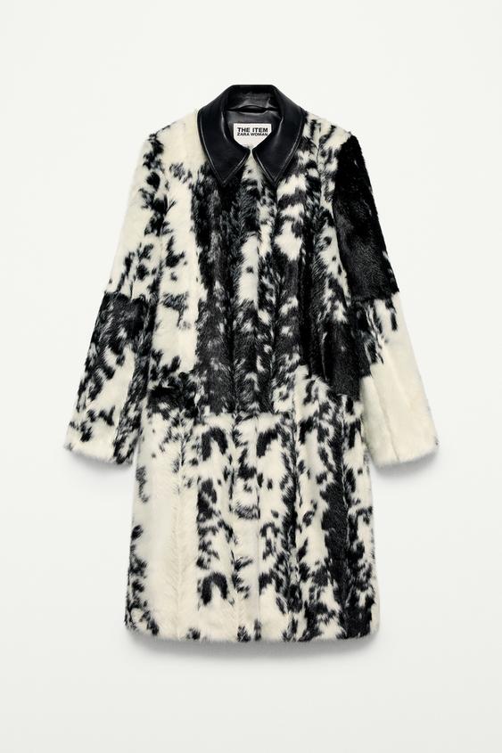 Manteau imprimé animalier The Item Zara Woman