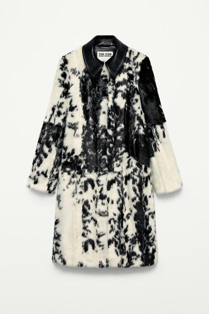 Manteau imprimé animalier The Item Zara Woman