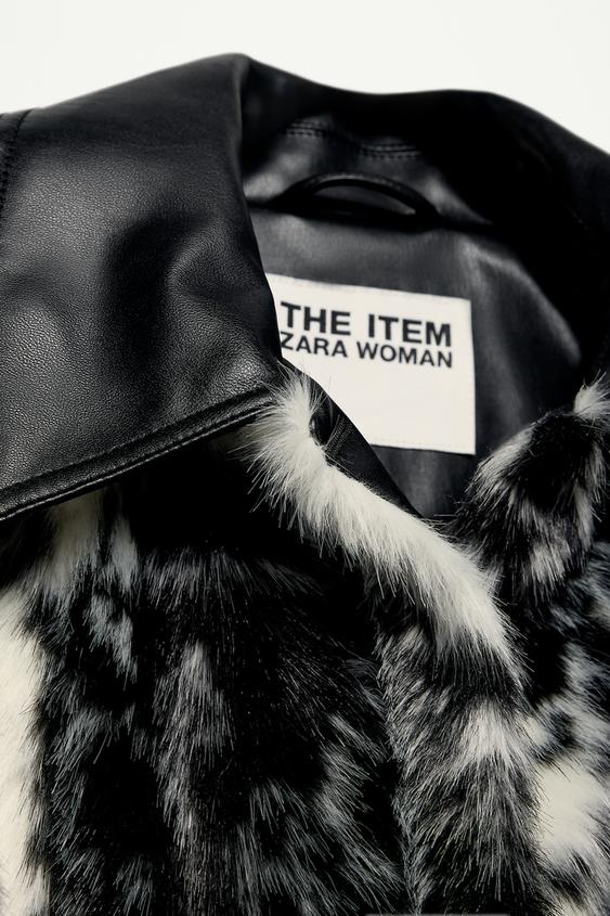 Manteau imprimé animalier The Item Zara Woman