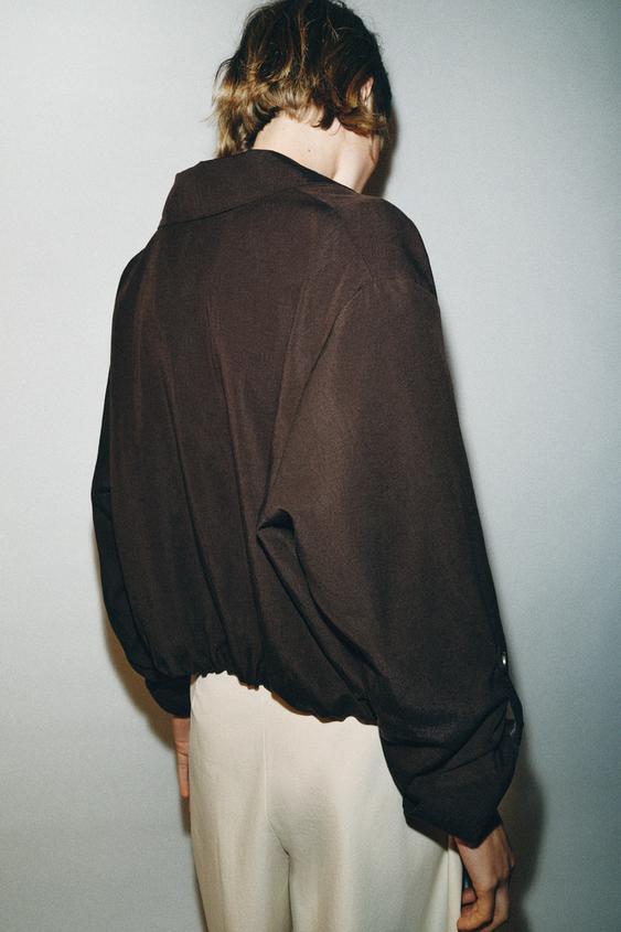 Veste courte à bas élastiqué