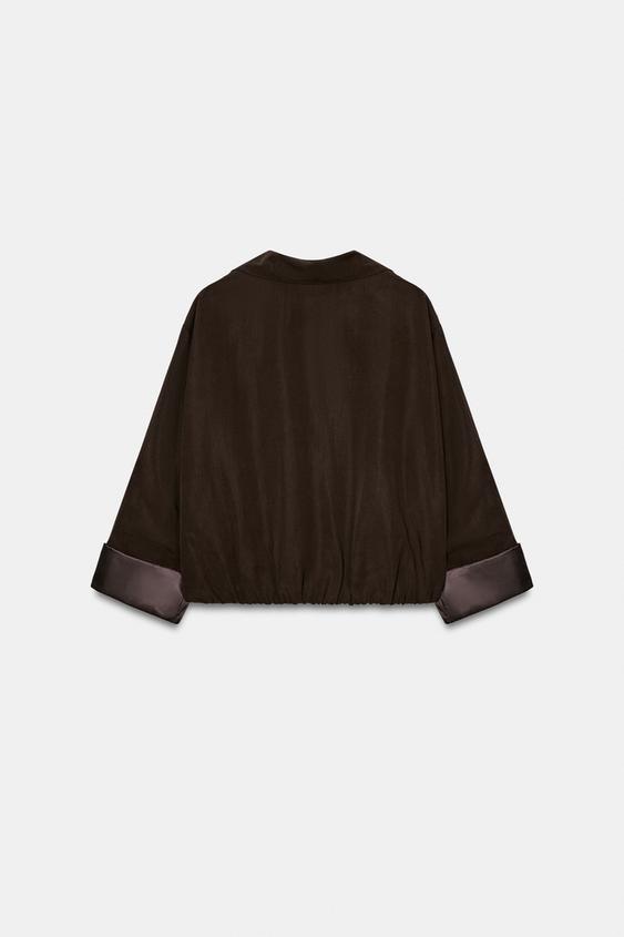 Veste courte à bas élastiqué
