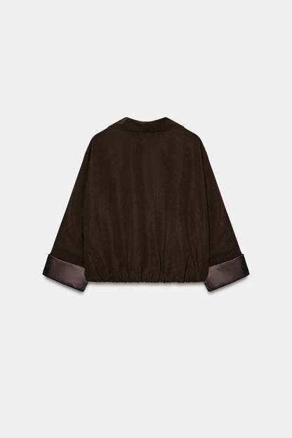 Veste courte à bas élastiqué