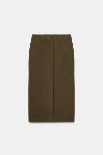 Jupe midi crayon