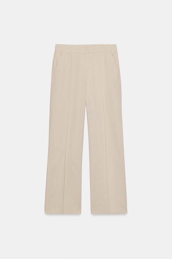 Pantalon safari en lin