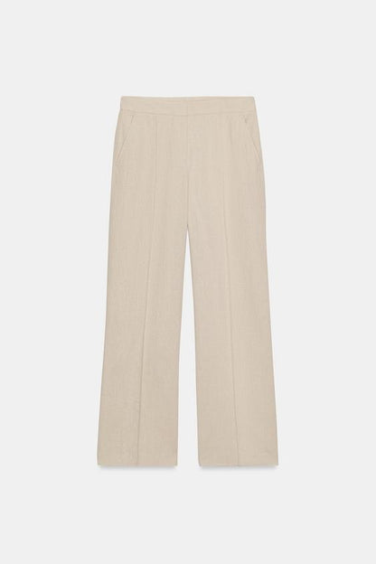 Pantalon safari en lin