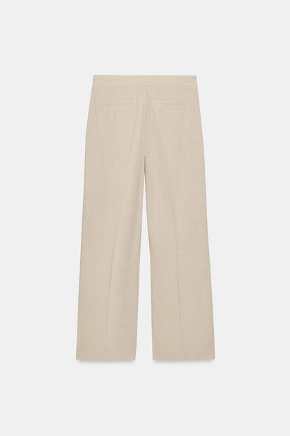Pantalon safari en lin