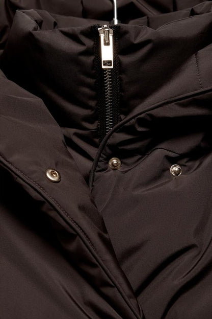 Anorak matelassé à capuche déperlant coupe-vent