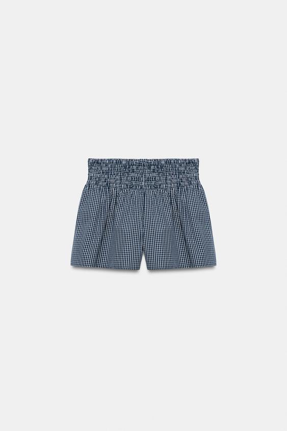 Short à carreaux vichy