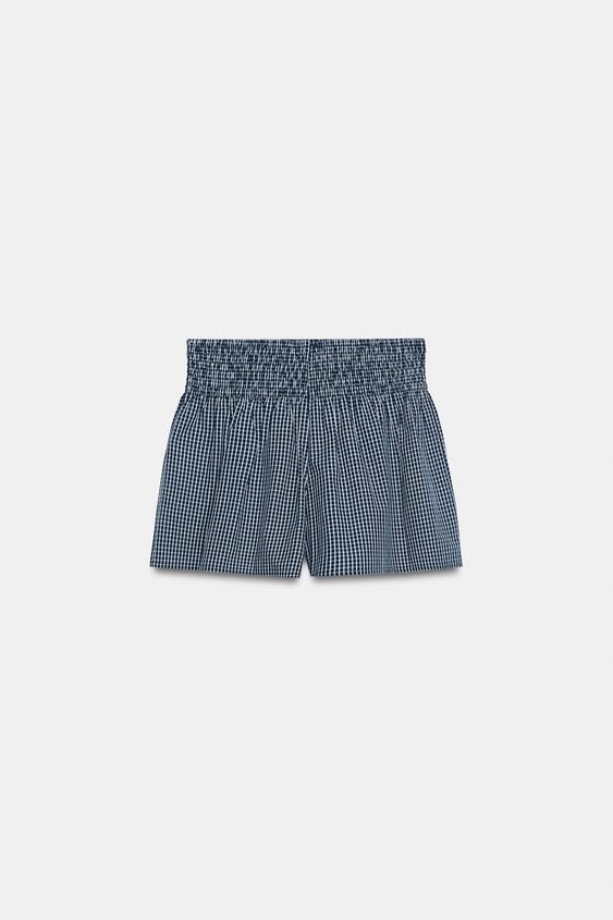 Short à carreaux vichy