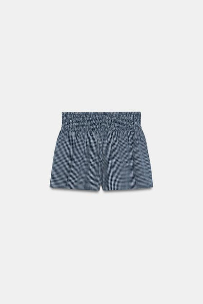 Short à carreaux vichy